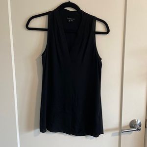 Theory Silk Blouse in Black
